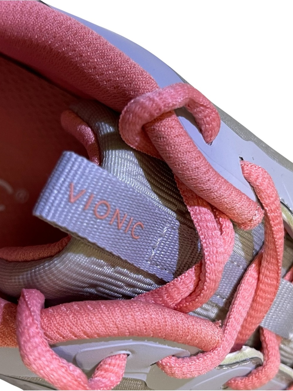 NWOT Vionic Jojo ombre  Women's Size 9.5 US Sneakers Textiles Grey Peac Lace Up - Picture 11 of 11